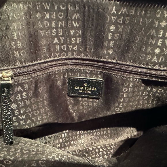 Kate Spade Black Purse. 13 inches length x 10 inches in height. - Picture 5 of 7